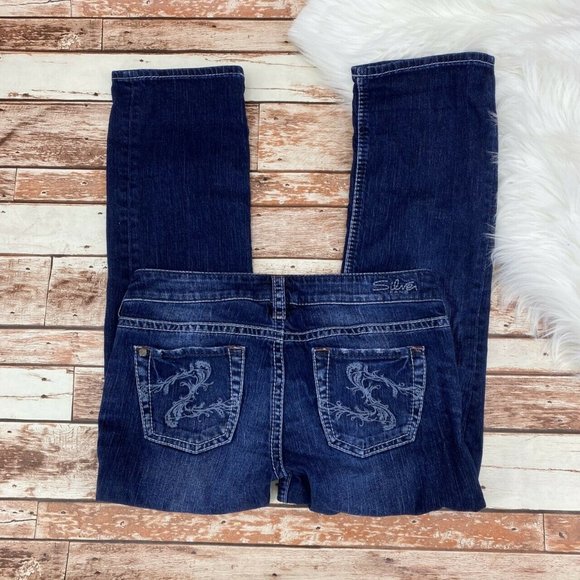 Silver Santorini Straight Leg Cropped Capris Sz 29 - Picture 6 of 6